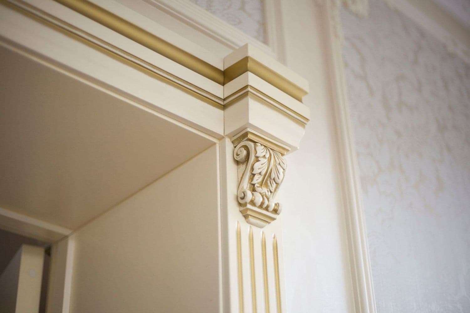 Interior finish carpentry and trim detail